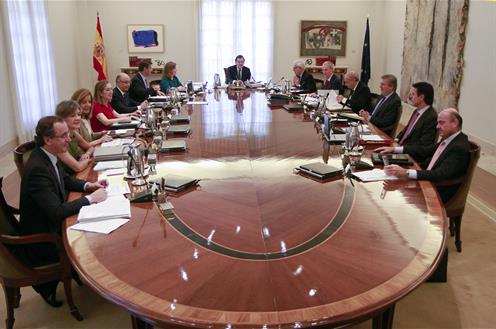 Consejo de Ministros celebrado el 31 de julio de 2015, en el que se aprobaron los PGE 2016. FUENTE: lamoncloa.gob.es